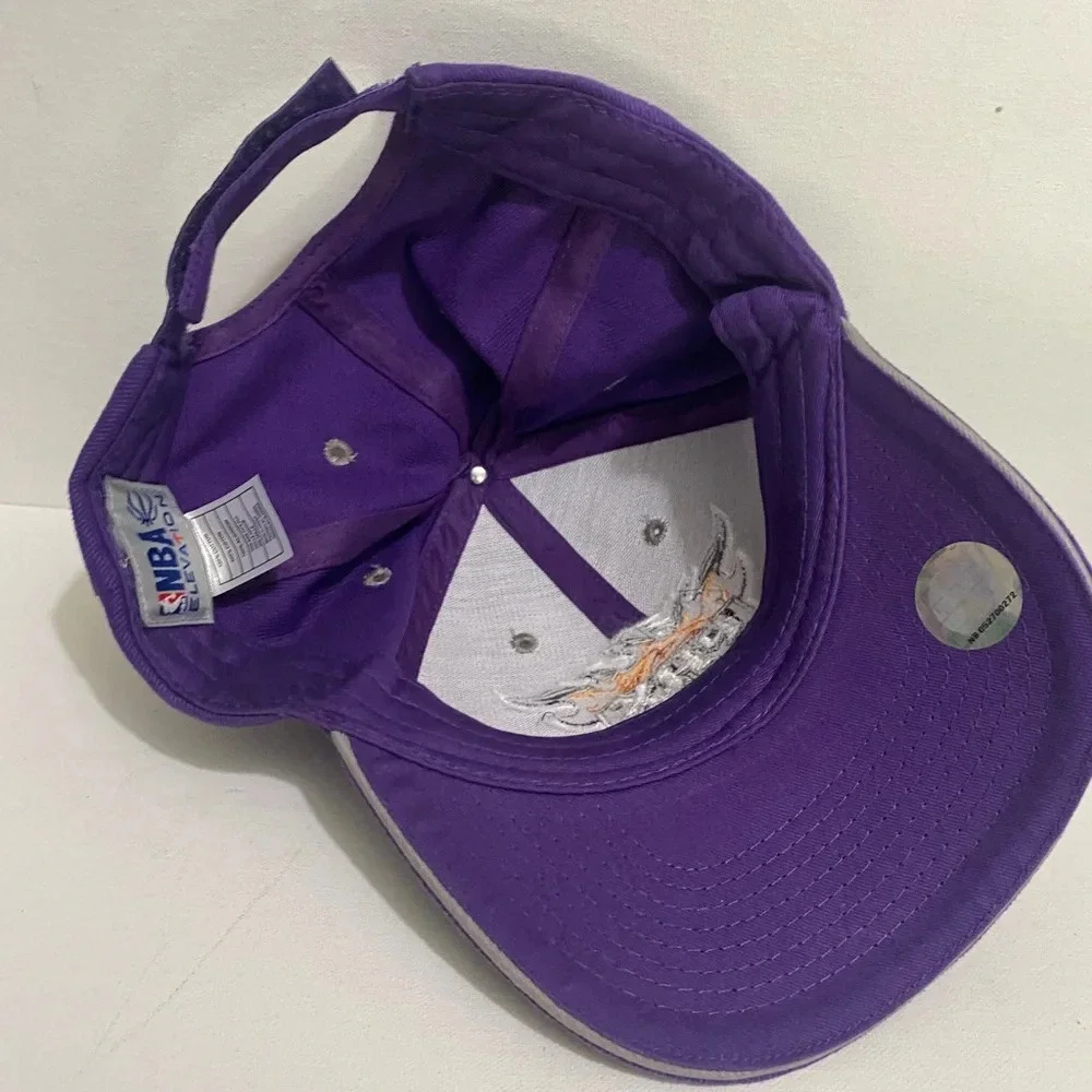 Phoenix Suns Purple Baseball Hat Adjustable NBA Elevation 100% Cotton - Picture 8 of 9